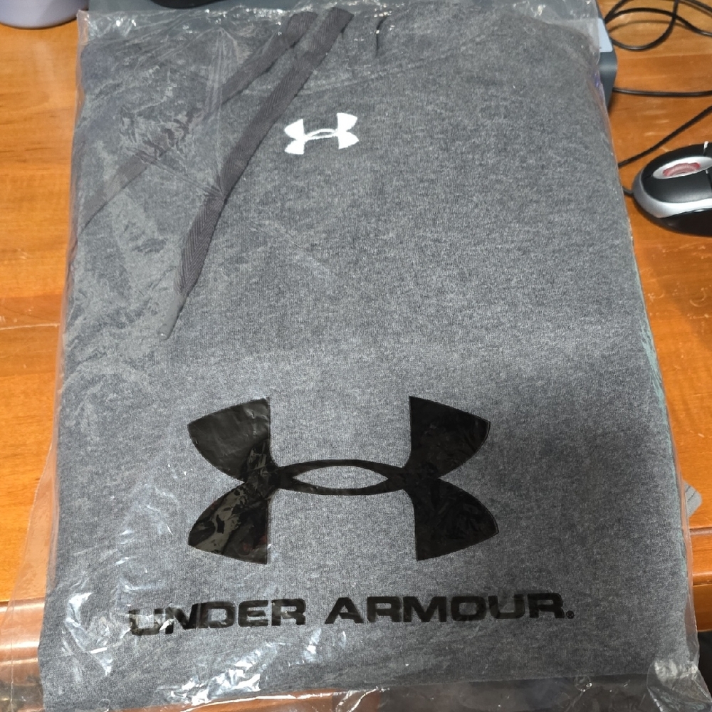 Under Armour Charcoal hoodie with Logo